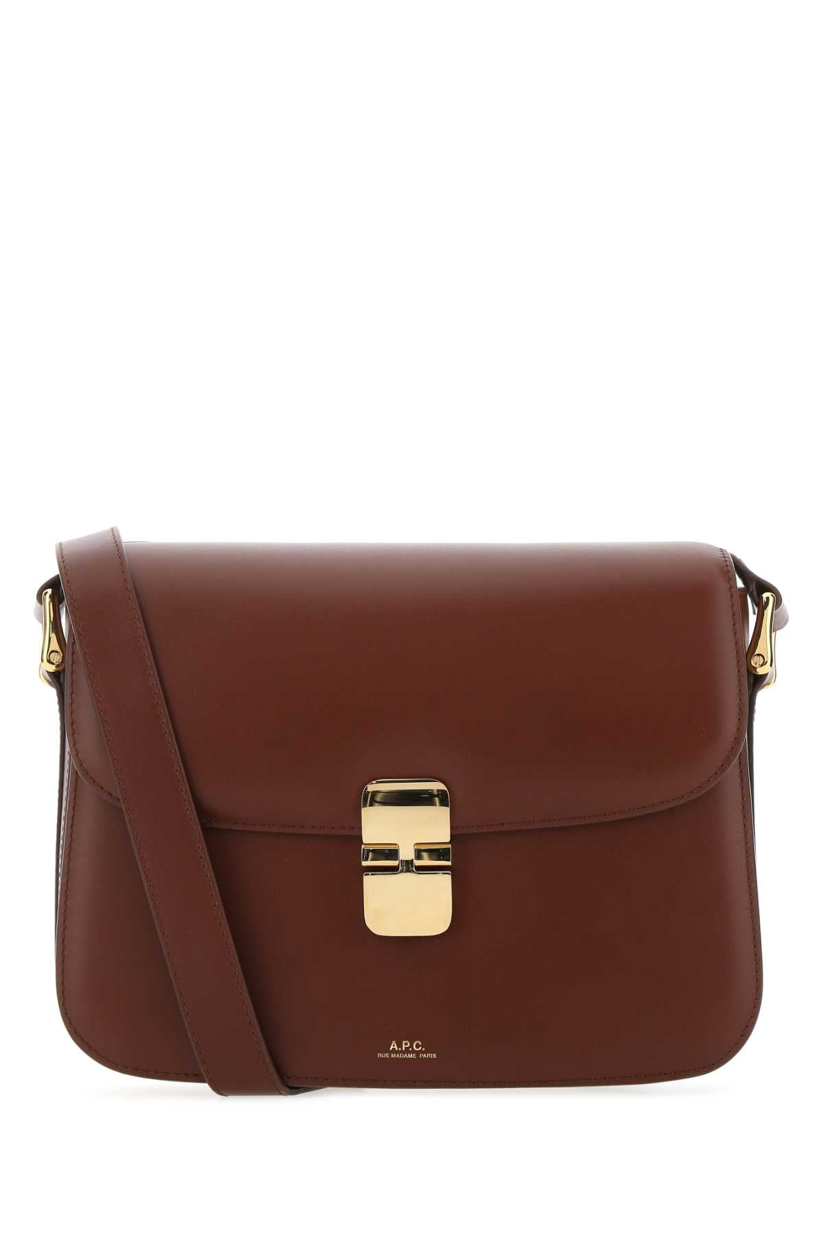 Bordeaux Leather Grace Crossbody Bag Noisette Vache Borse A Tracolla