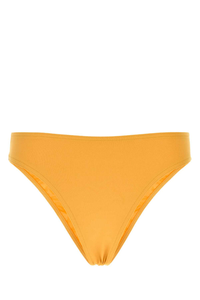 Yellow Stretch Nylon Dive Bikini Bottom Raphia26b Costumi Da Bagno