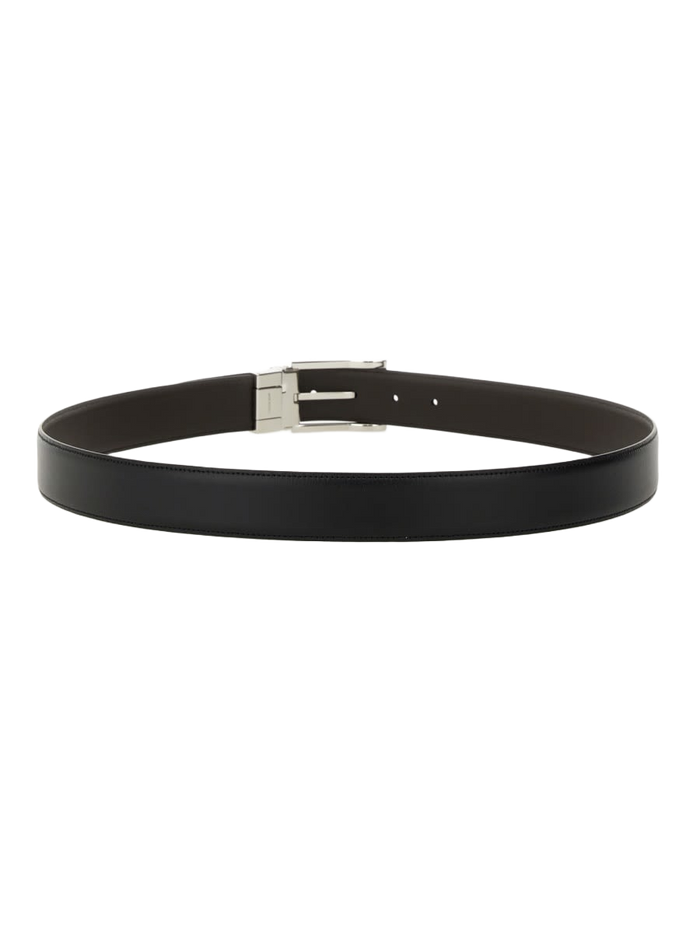 Reversible Belt Black Bovine Leather