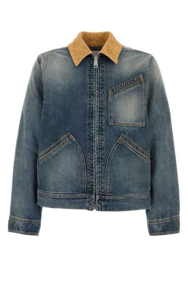Alexander McQueen Workwear 100% Cotton jacket in blue