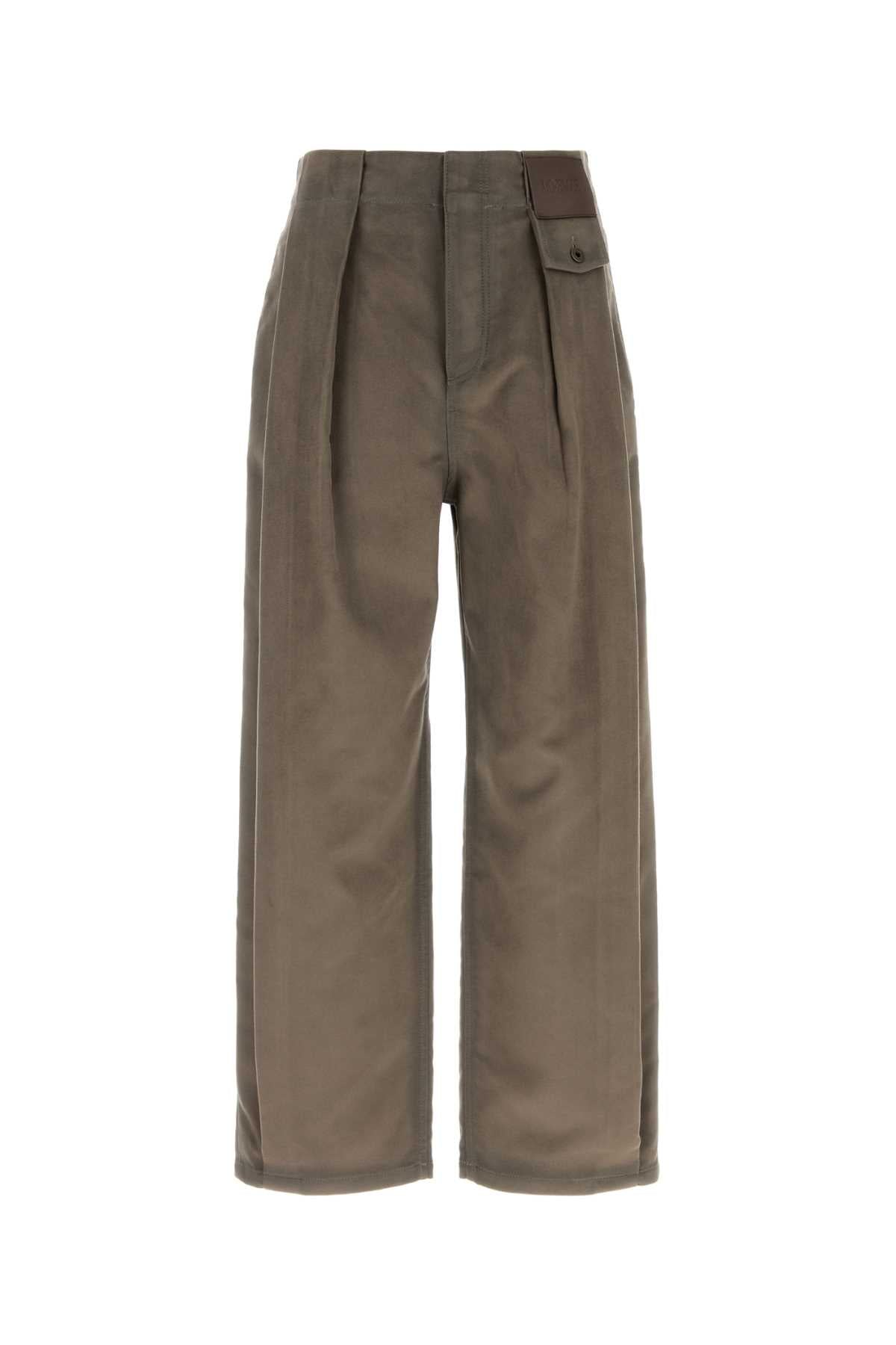 H526y04wia Khakibrown Exterior: Viscose Cotton Pantaloni
