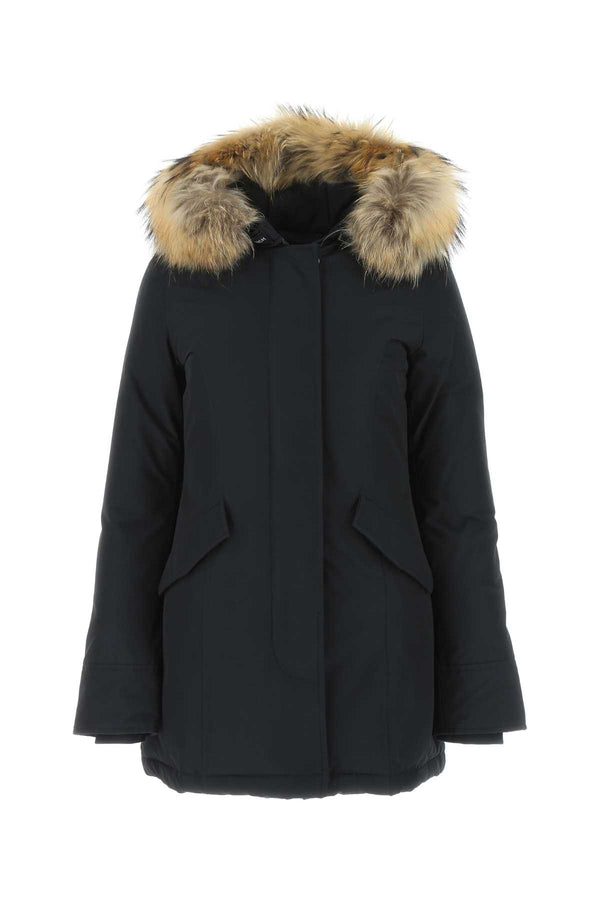 Woolrich 60% Cotton 40% Polyamide parka in black