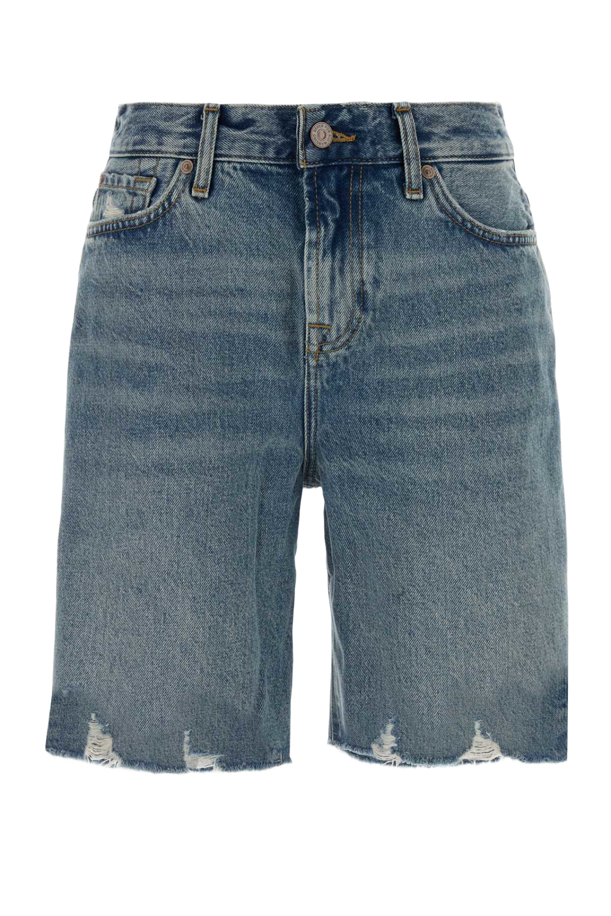 Denim Lola Bermuda Shorts Blumedio Exterior: Cotton