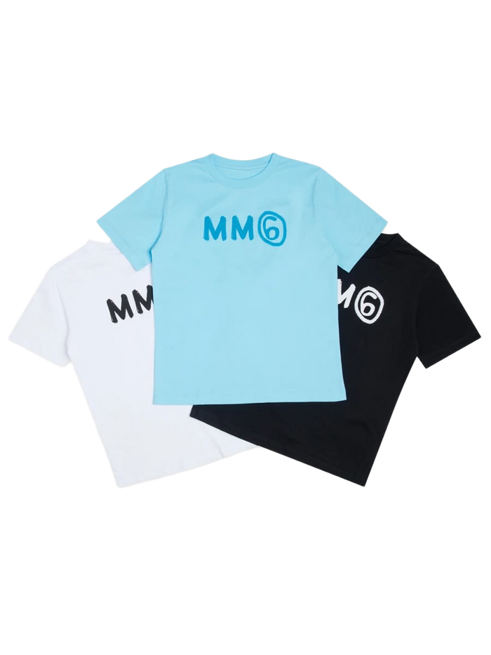 Set 3 T-Shirts Multicolour Cotton