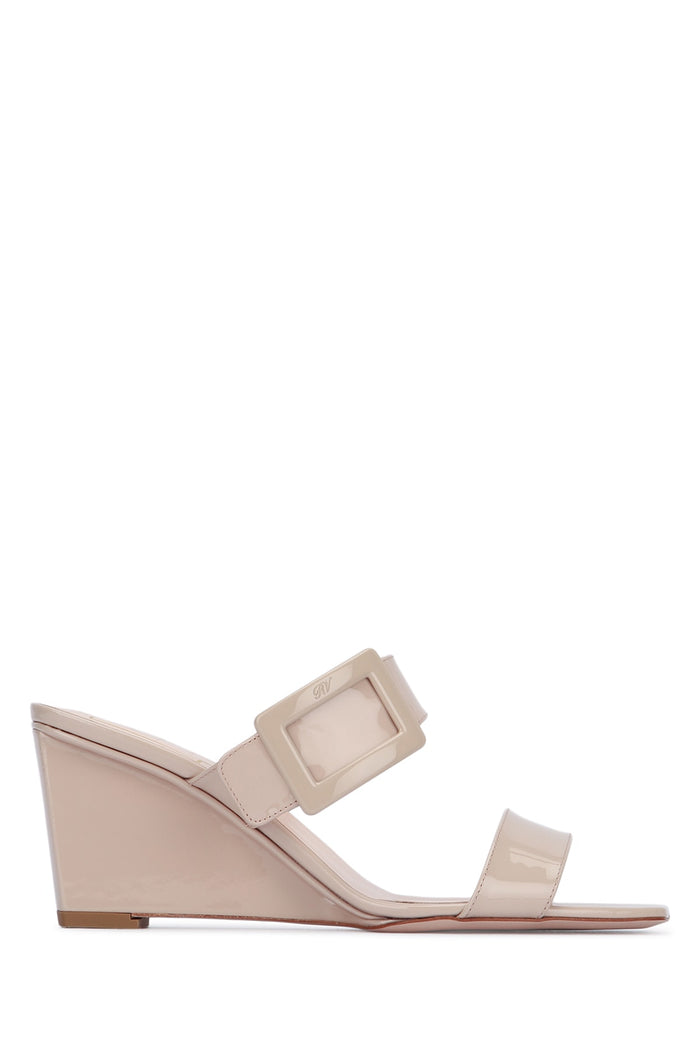 Belle Vivier Mule Wedge 60 Collant Mocassini
