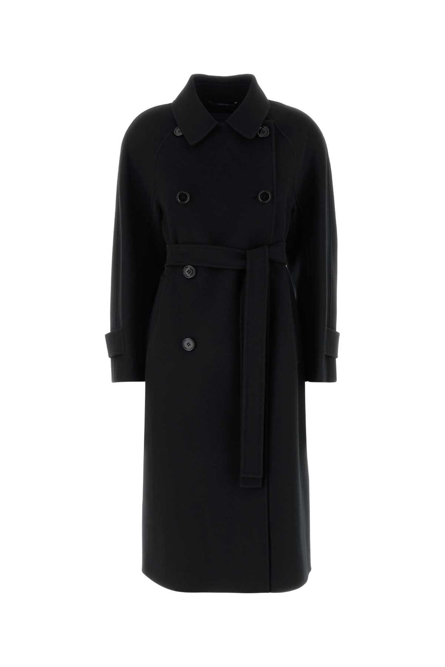S Maxmara 100% Virgin wool coat in black