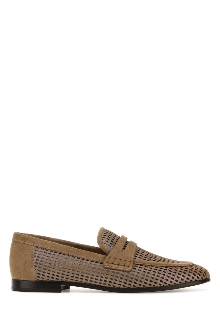 Biscuit Leather Loafers C2767 Mocassini