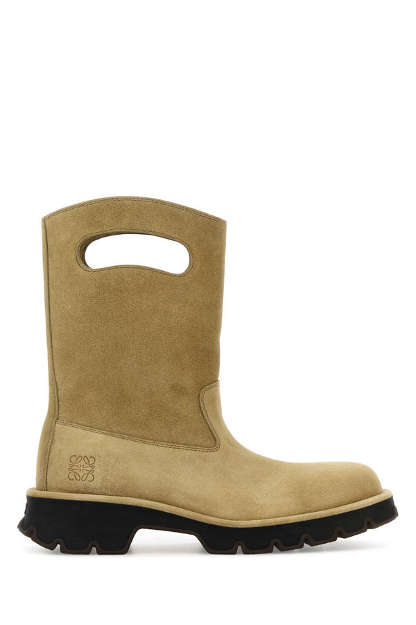 Loewe Boot Exterior: 100% Calf; Interior: 100% Leather; Sole: Rubber boot in beige