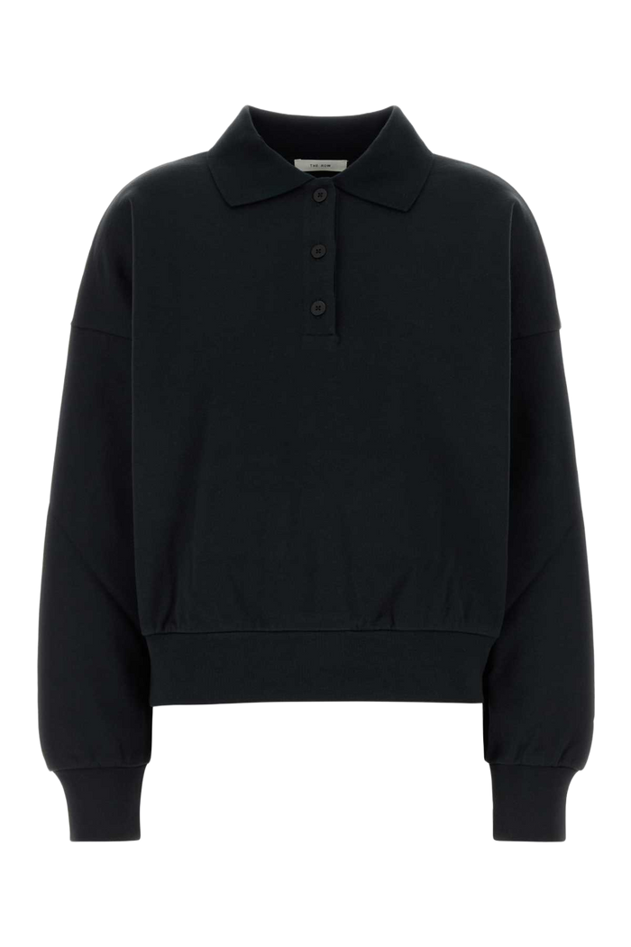 Midnight Blue Cotton Corzas Polo Shirt Darknavy Exterior: T-shirt