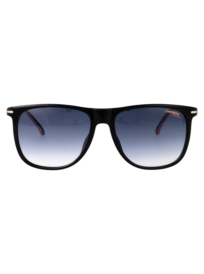 Carrera 349-S 2m2 Black Gold Acetate Sunglasses
