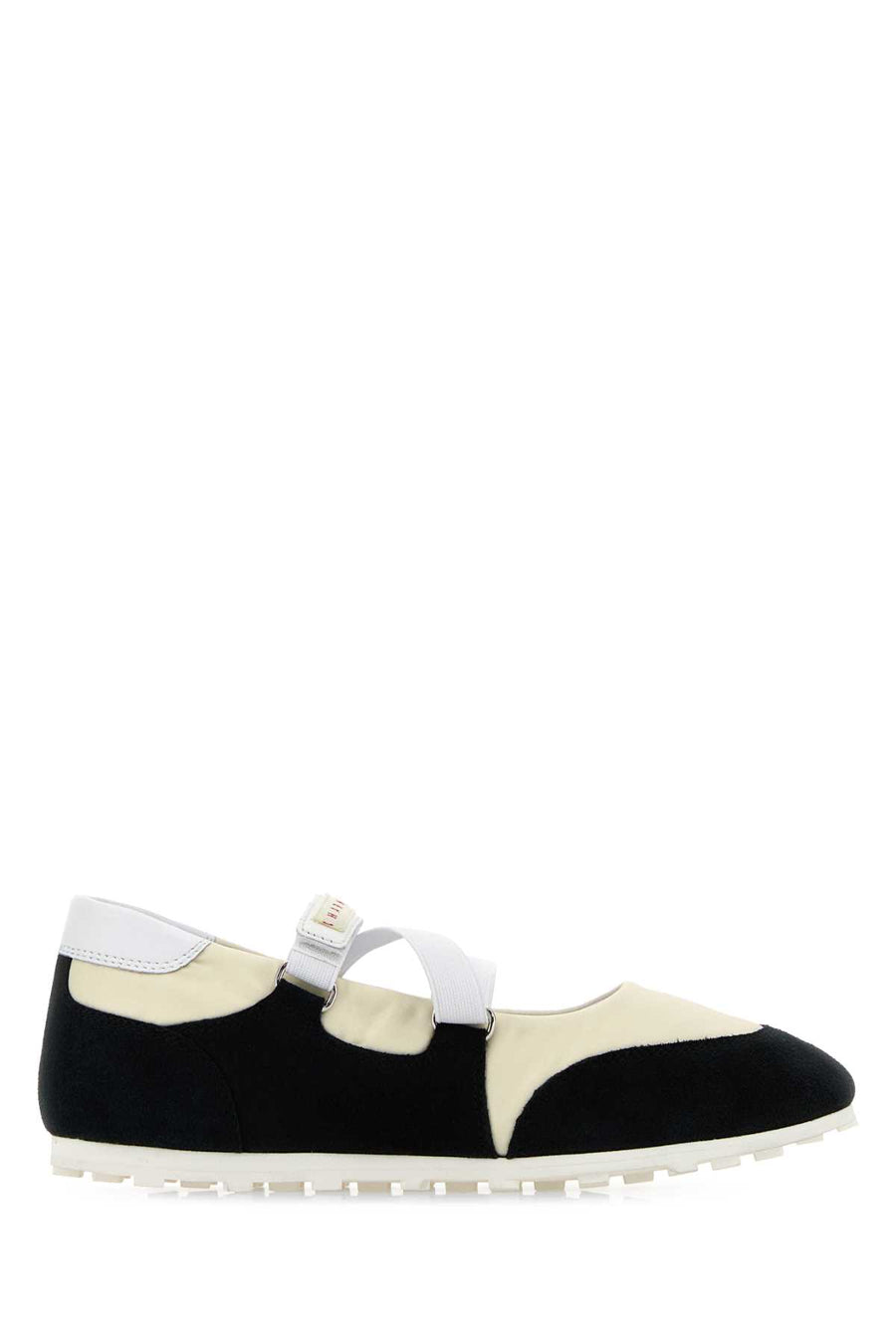 Marni Exterior: Suede ballet flat in multicolor