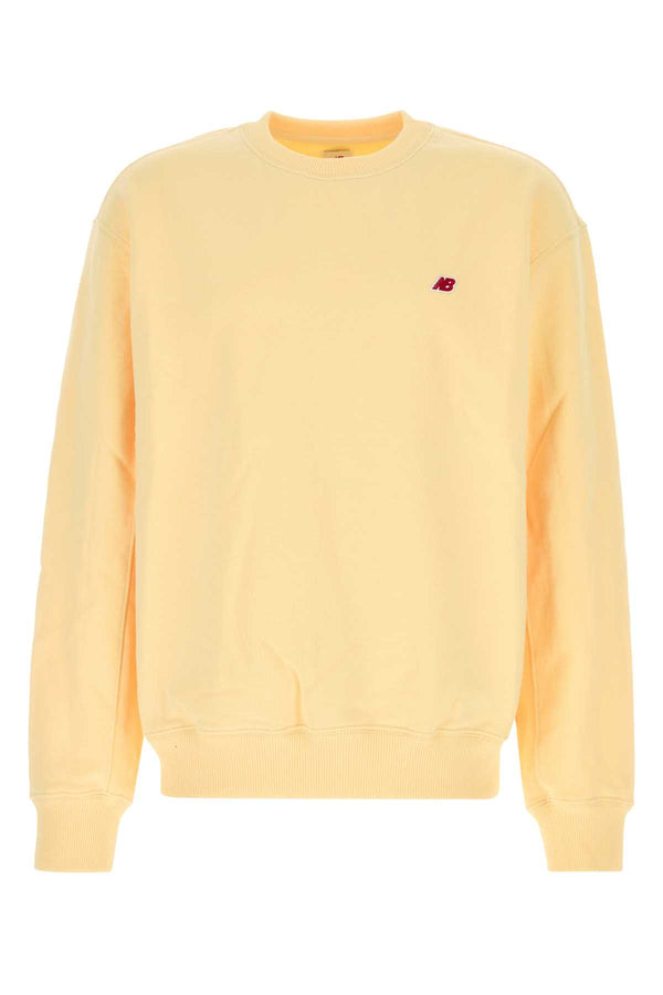 New Balance Core 100% Cotton sweatshirt in yellow
