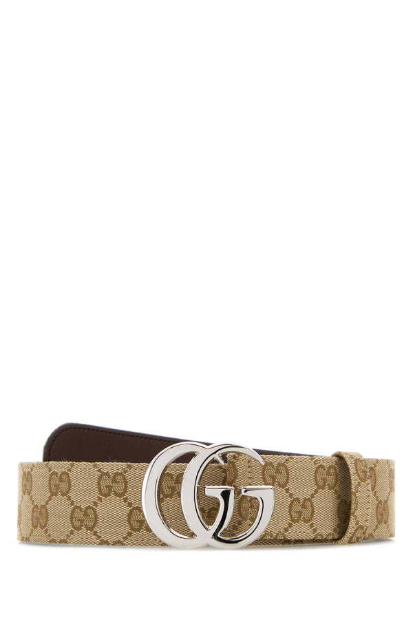 Gucci Exterior: 100% Fabric; Finishing: Silver metal belt in beige