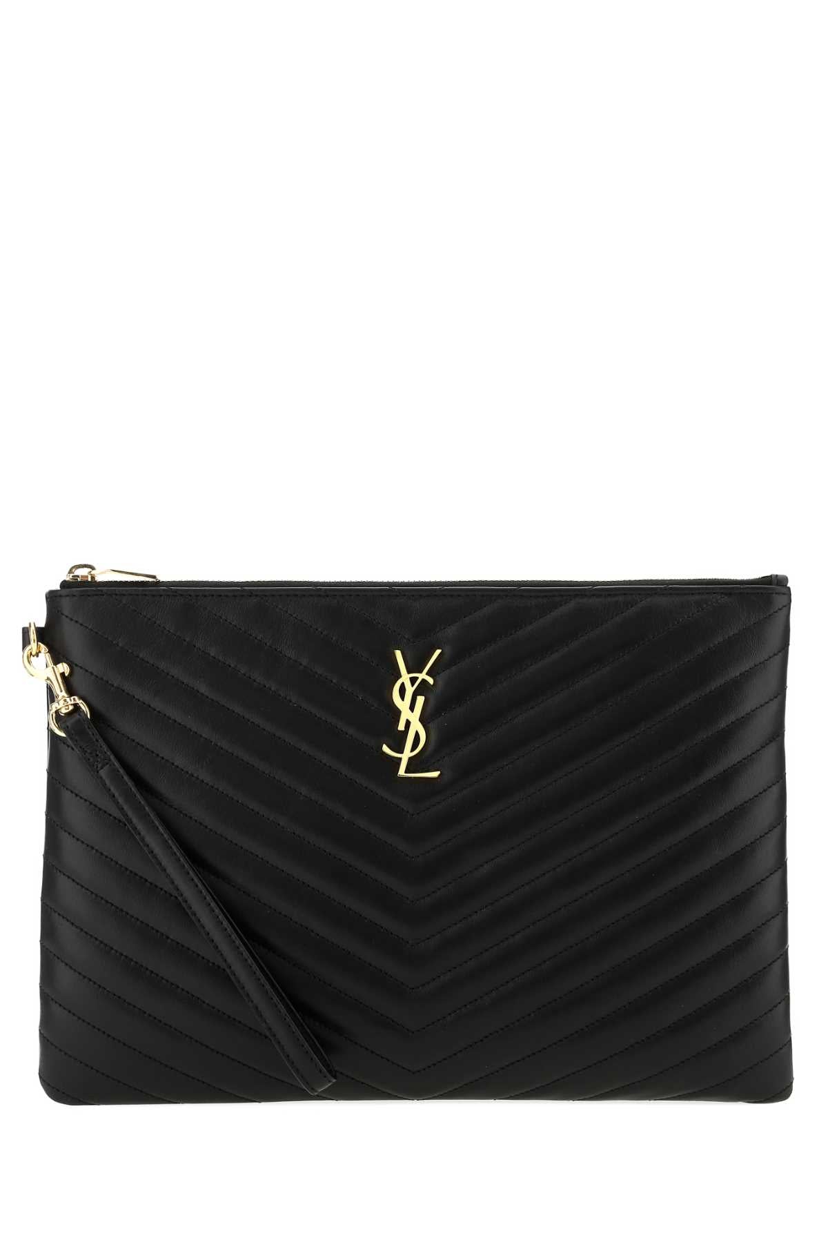 Black Leather Jolie I-Pad Holder 1000 Borse A Tracolla