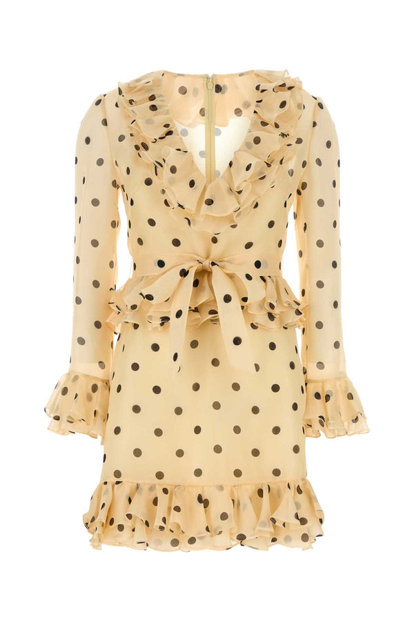 Valentino Garavani Exterior: 100% Silk; Lining: 100% Silk dress in beige