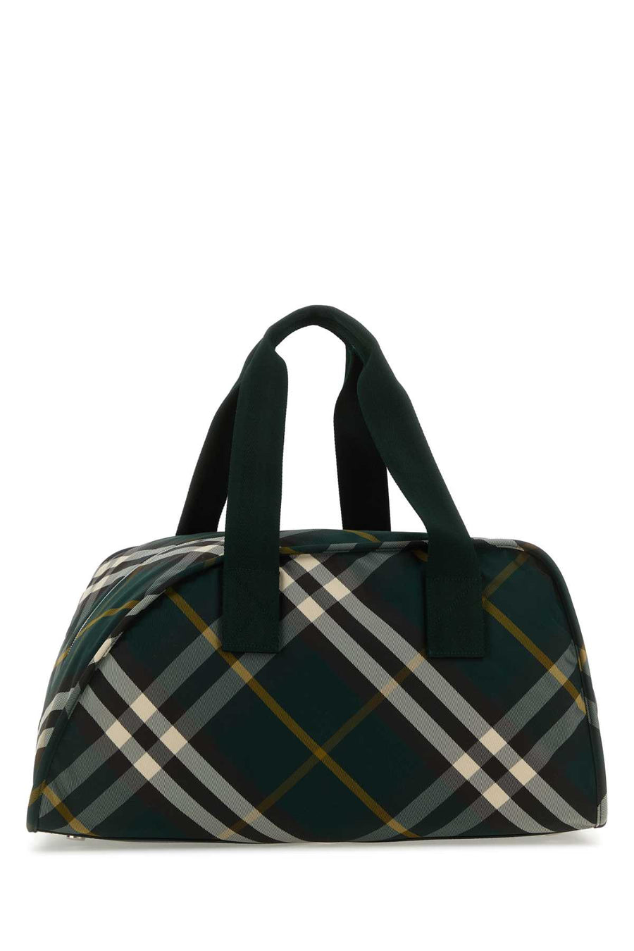 Burberry Exterior: 100% Nylon travel bag in green