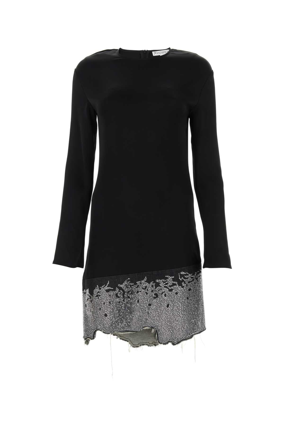 Black Triacetate Blend Dress Abiti