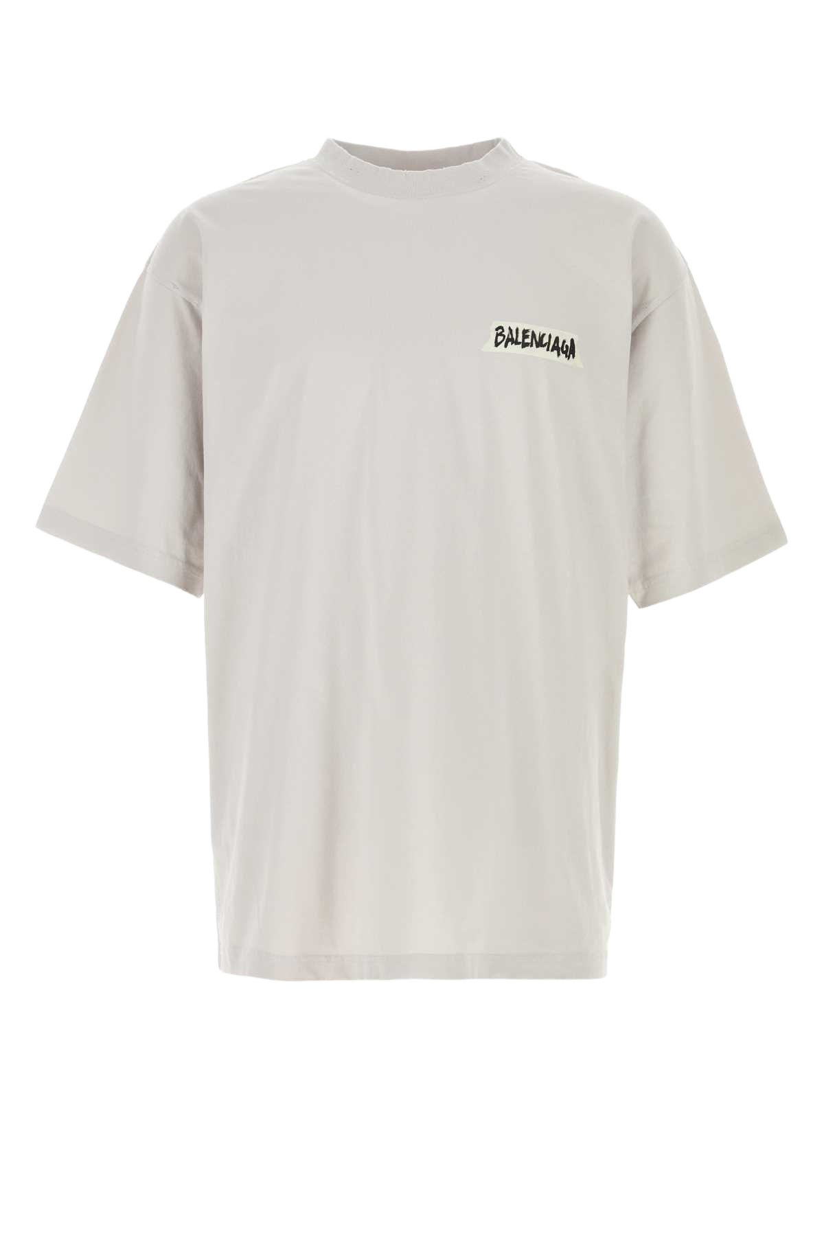 Chalk Cotton T-Shirt Dirty White T R Elastan