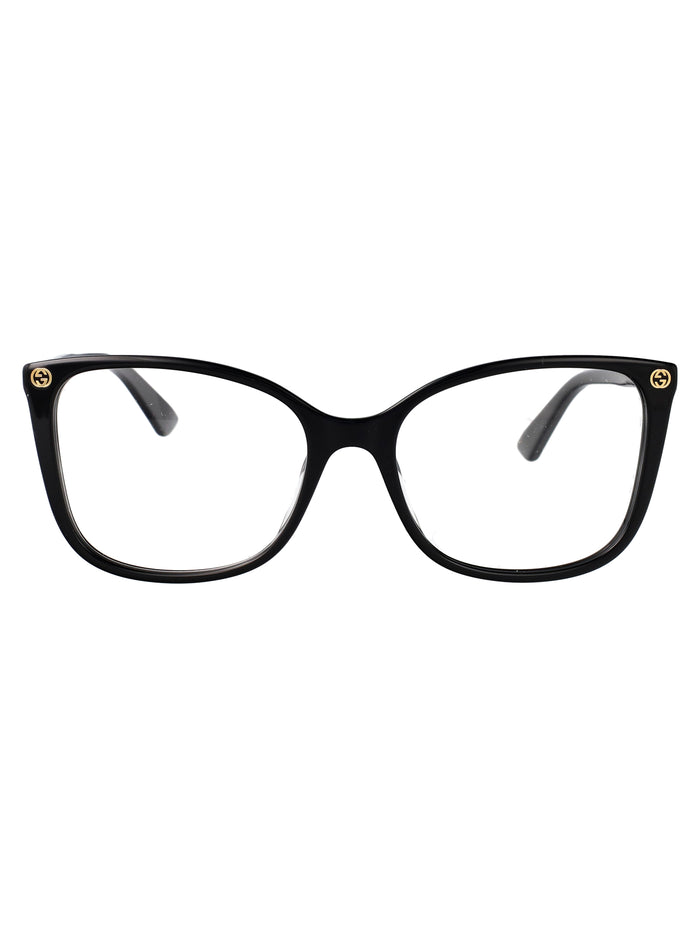 Gg0026o 001 Black-black-transparent Acetate Optical
