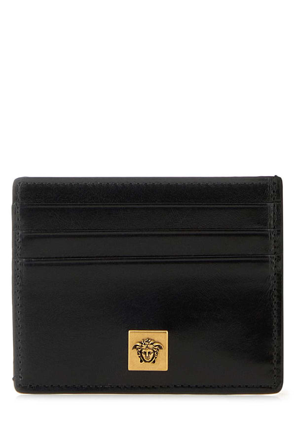Versace Card Exterior: 100% Leather card case in black