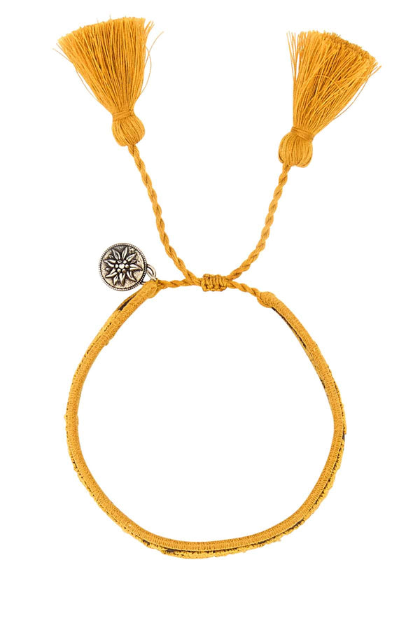 Prada Jewelry 100% Vitello (Calf Suede) bracelet in yellow