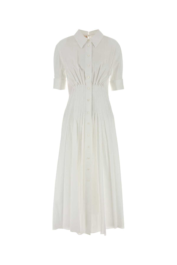 Marni 100% Cotton shirt dress in white