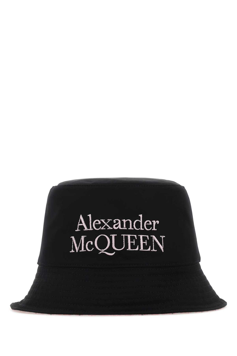 Alexander McQueen 7354604419Q Exterior: 100% Nylon bucket hat in black