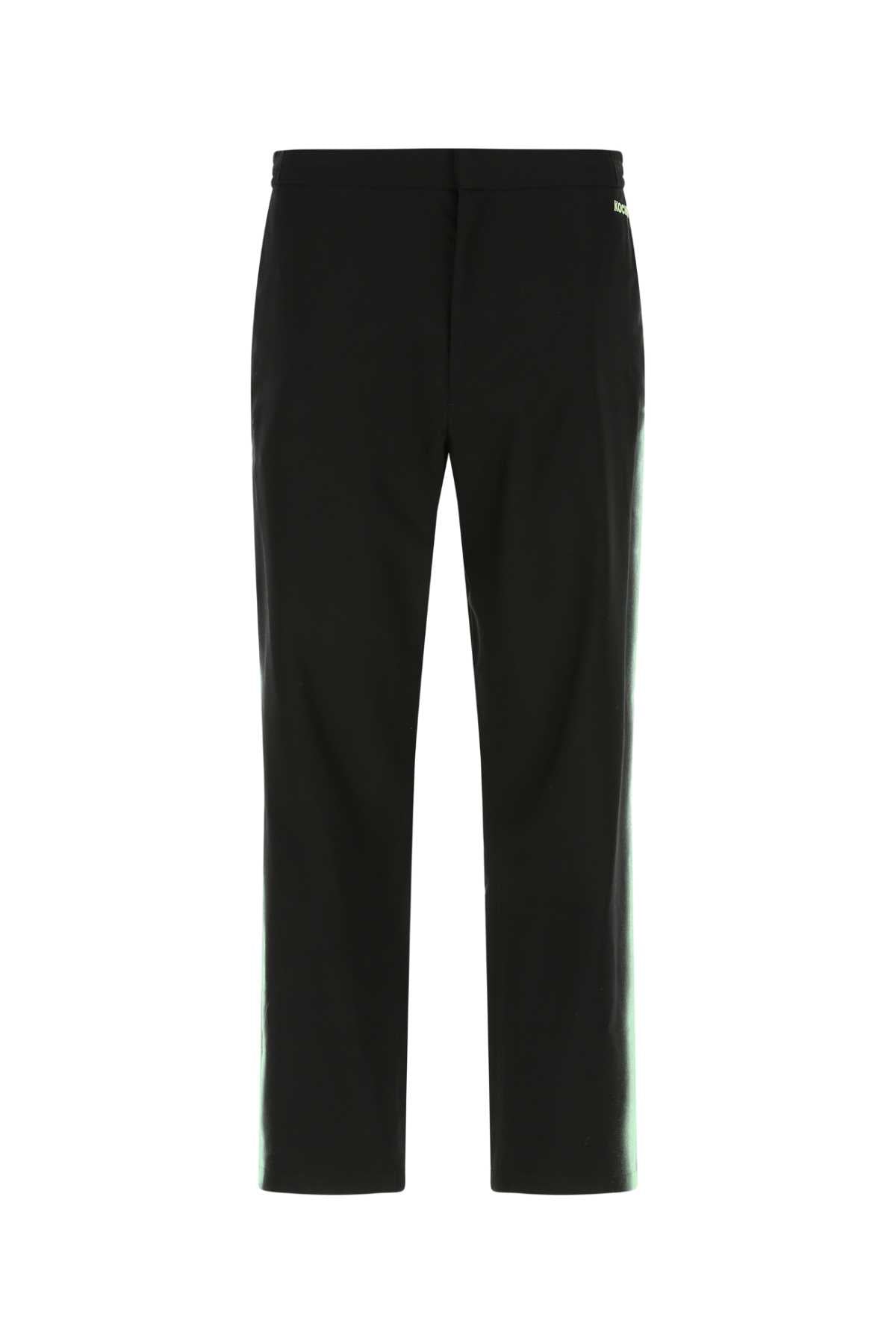Black Acetate Blend Pant 900 Exterior: Cotton Pantaloni