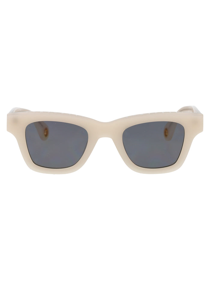 Les Lunettes Baci New Beige Acetate Sunglasses