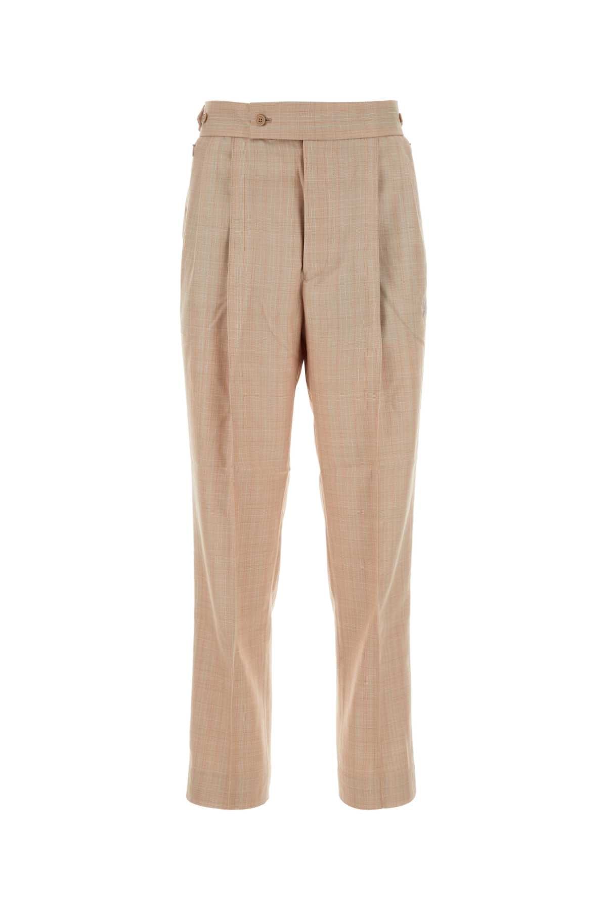 Embroidered Polyester Blend Pant Multicolor Exterior: Wool Pantaloni