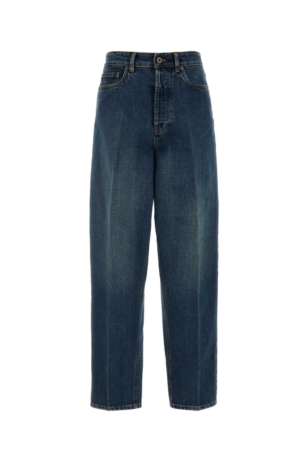 Denim Jeans Bleu Exterior: Cotton Pantaloni
