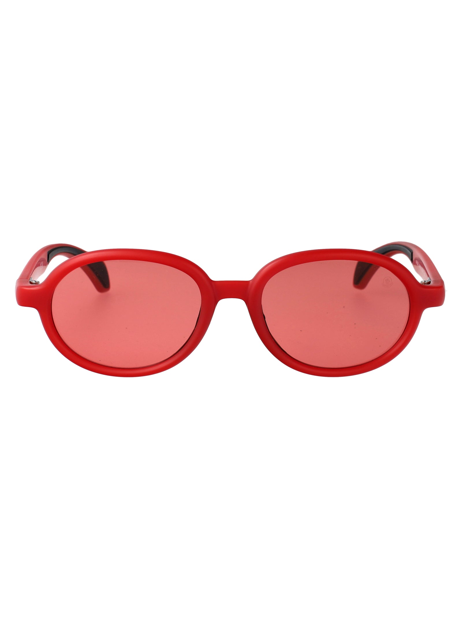 0me8006 5005f5 Matte Milky Red Injected Sunglasses