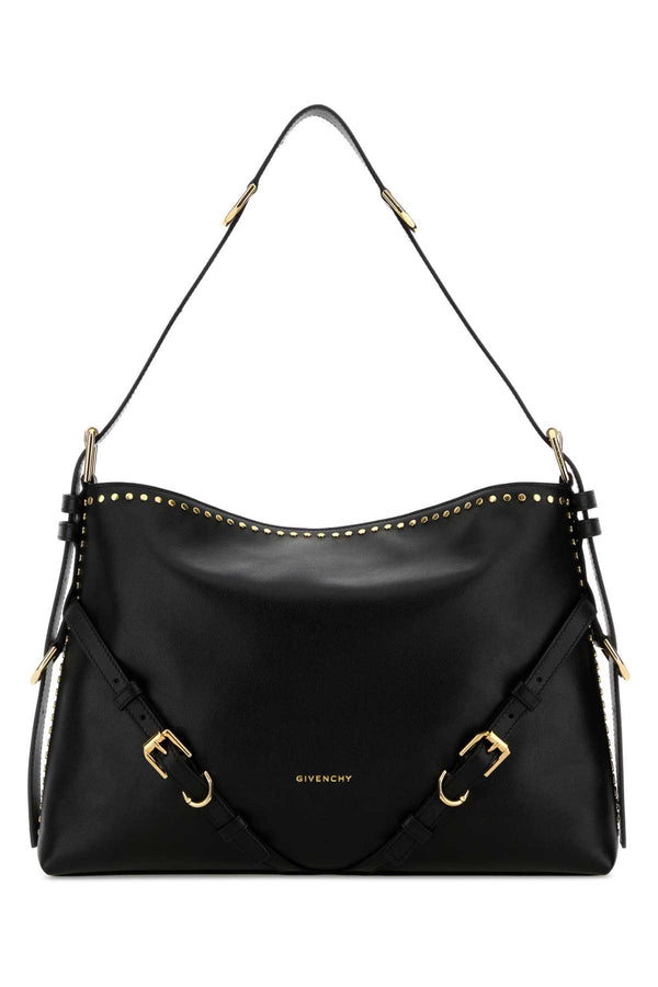 Givenchy Exterior: 100% Calf shoulder bag in black