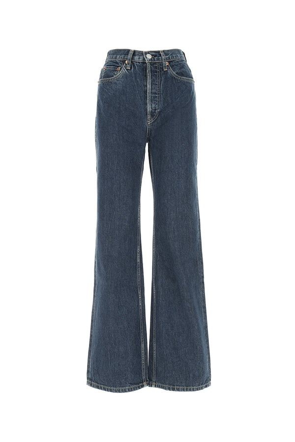 Re Done Rusticindigo Cotton denim jeans in blue