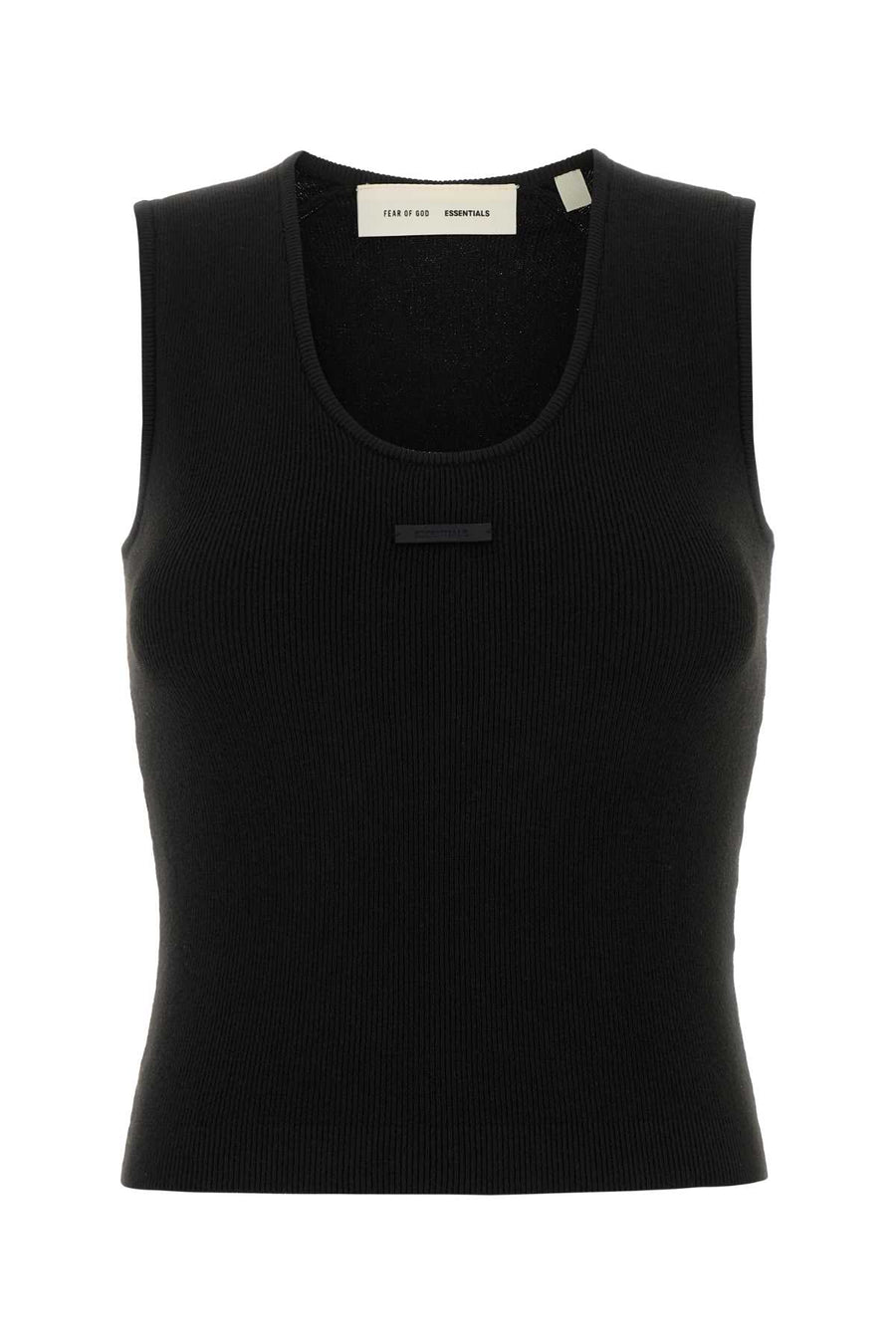 Fear Of God Essential Tank 88% Polyester tank top in black