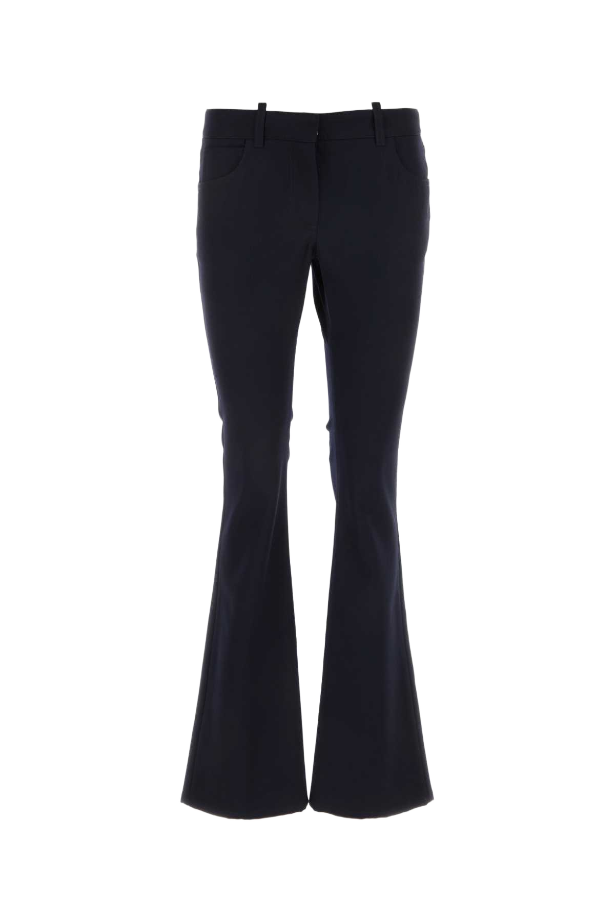 Midnight Blue Wool Pant Cobaltblue Exterior: Virgin Pantaloni