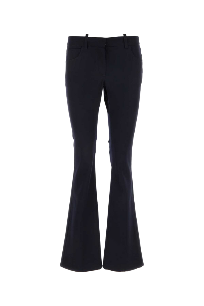 Midnight Blue Wool Pant Cobaltblue Exterior: Virgin Pantaloni