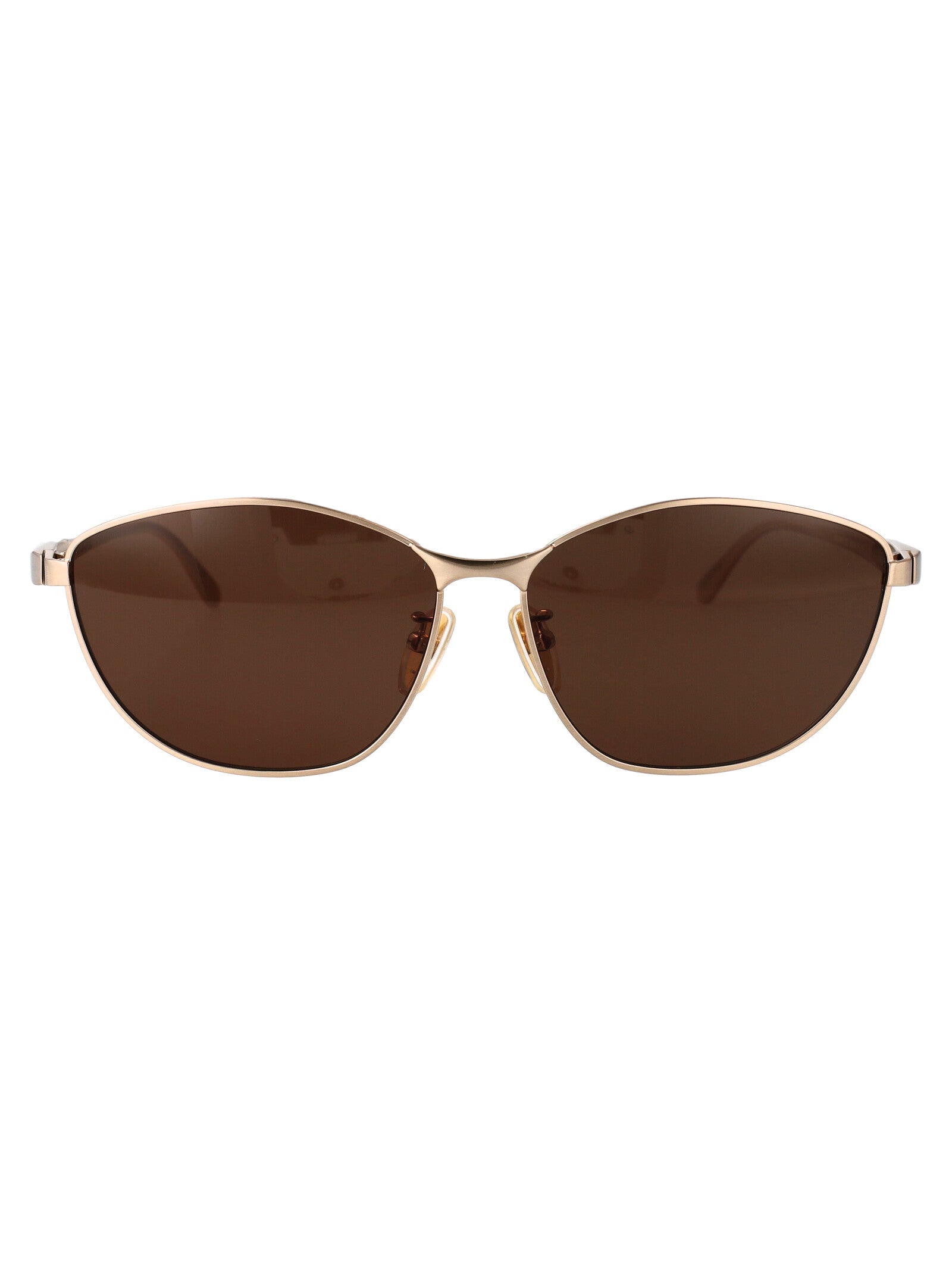 Bb0358sk 003 Gold-gold-brown Metal Sunglasses