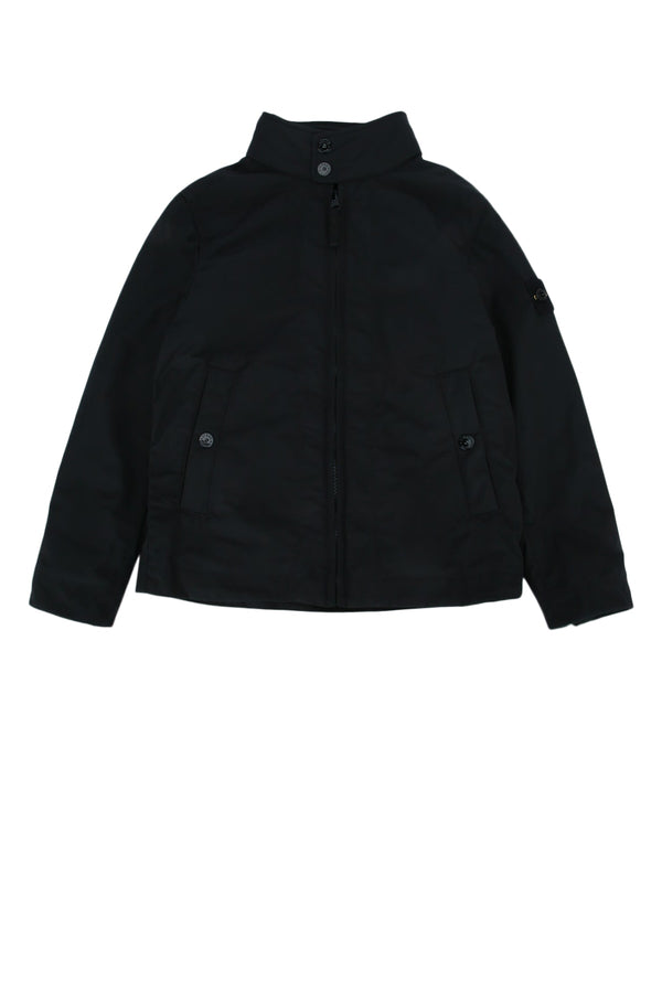 Stone Island Kids 100% PL 60% CO 40% PL down jacket in black