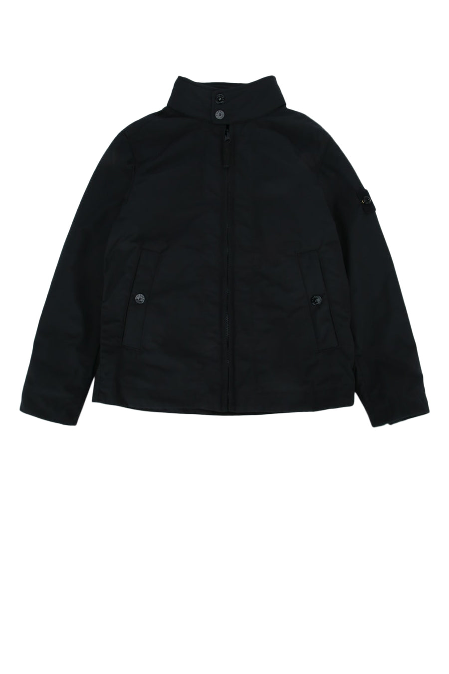 Stone Island Kids 100% PL 60% CO 40% PL down jacket in black