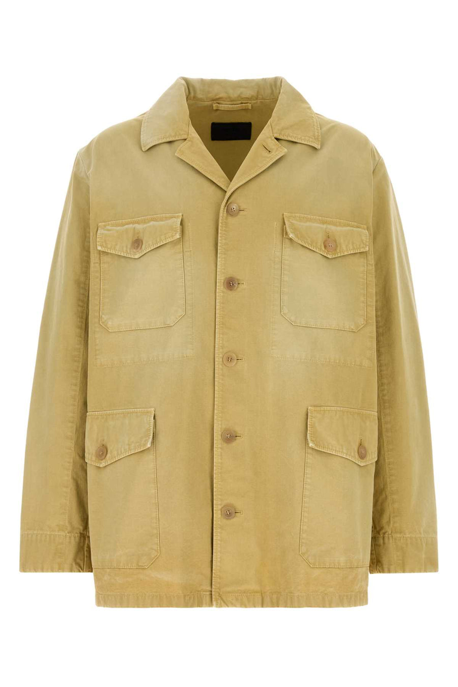 Prada Exterior: 100% Cotton jacket in beige