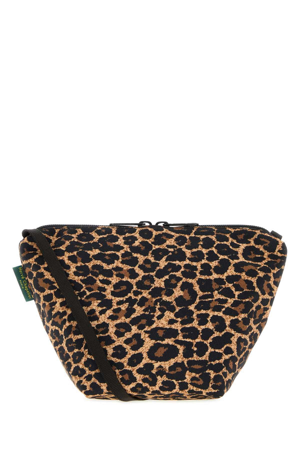 Herve' Chapelier Shoulder Exterior: 100% Fabric; Finishing: Enameled metal crossbody bag in multicolor