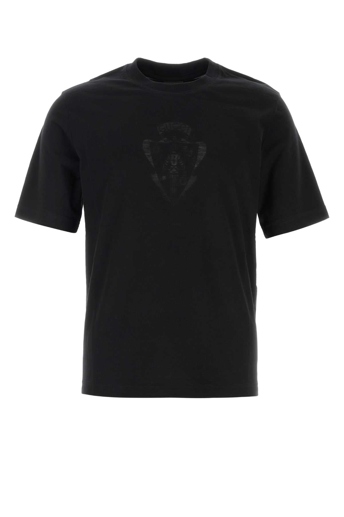 Black Exterior: Cotton Polyester T-shirt