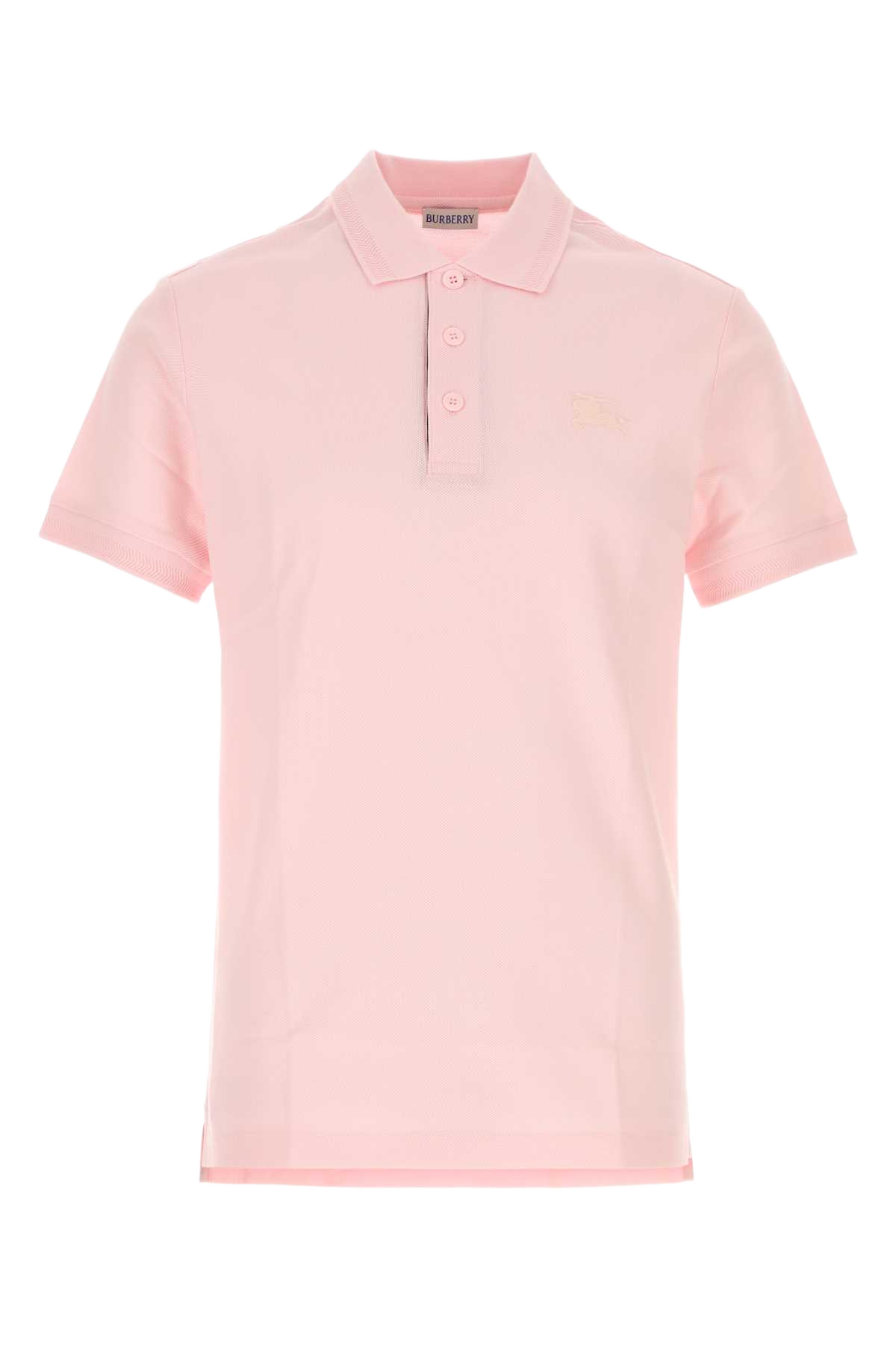 Pink Piquet Polo Shirt Mallowpink Cotton T-shirt