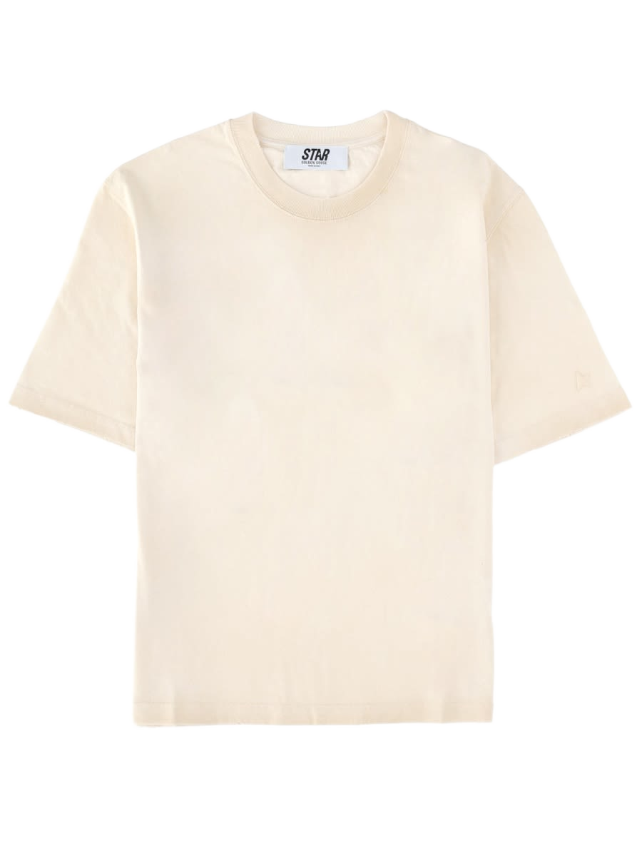 T-Shirt Logo Ivory Cotton T-shirts