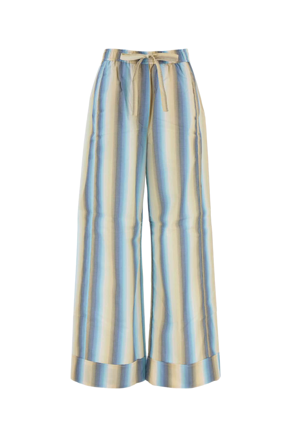 Embroidered Cotton Pyjama Pant Multicolor Exterior: Pantaloni