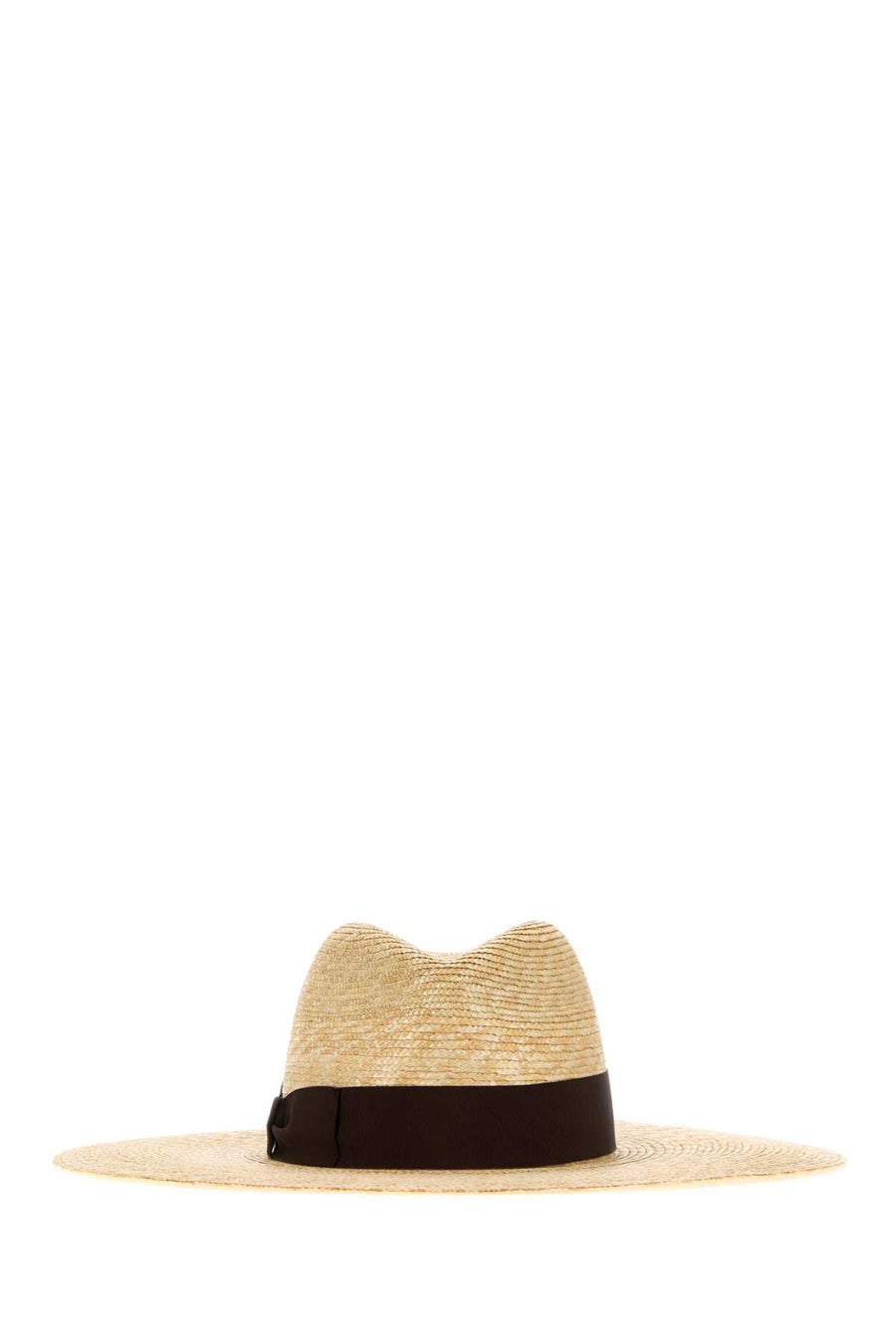 Borsalino Hemp 100% Straw sun hat in beige