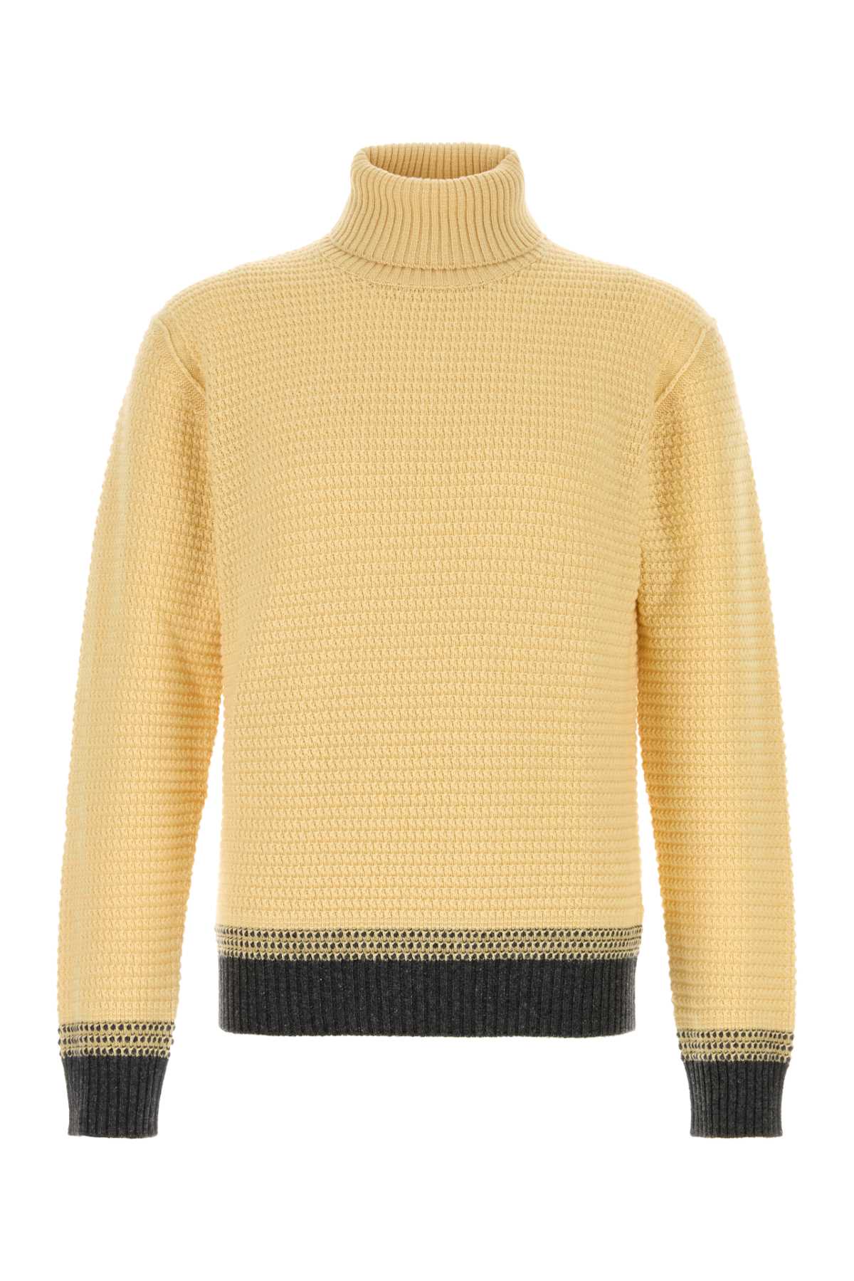 Yellow Cashmere Sweater 801 Exterior: Maglieria