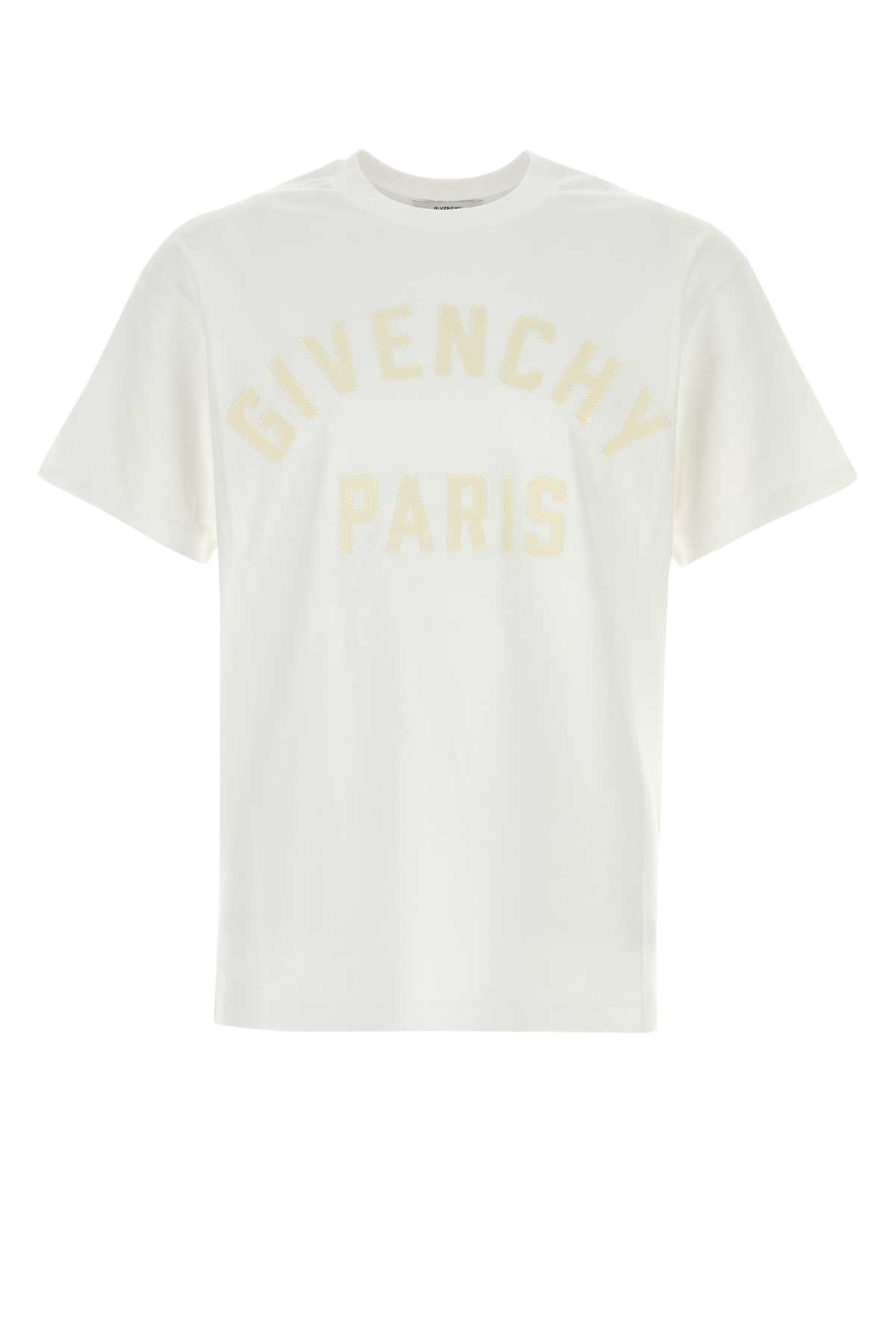 White Cotton T-Shirt Exterior