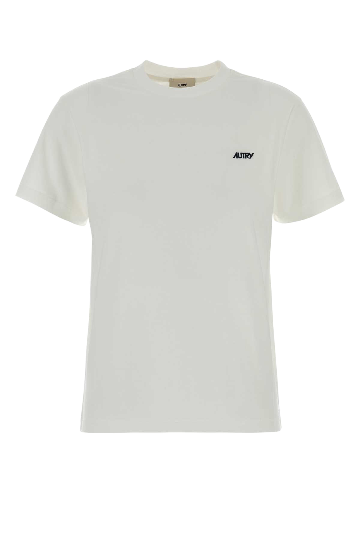 White Cotton T-Shirt Cottonwhite Exterior